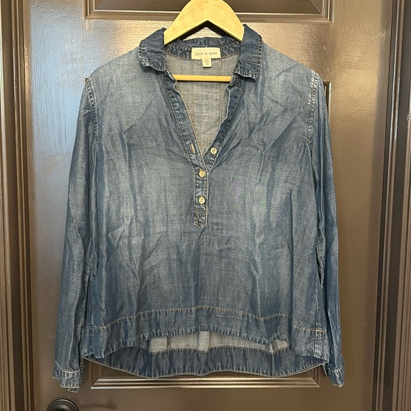 Cloth and Stone denim top, size XS - Picture 1 of 2